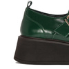 Visconi Women's platform shoes, leather Toska Green green