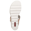 Rieker White Combination women's sandals