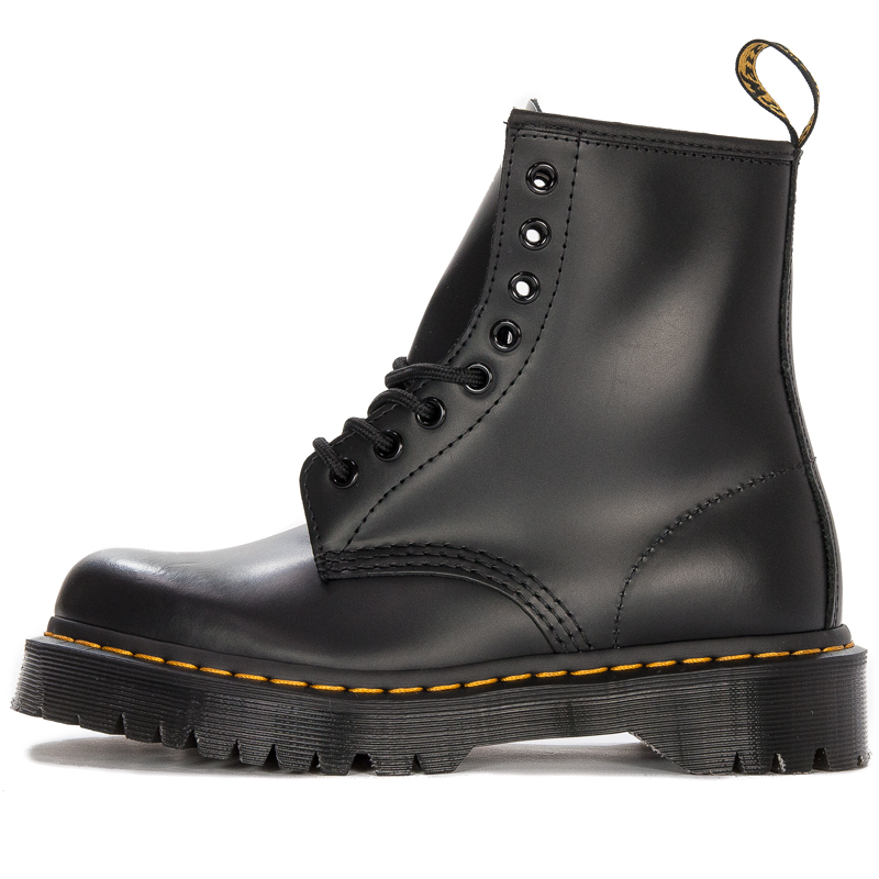 Dr. Martens Botki glany damskie skórzane 1460 Bex Black czarne