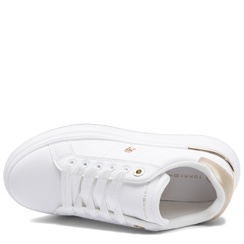 Tommy Hilfiger Women's White Sneakers T3A9-34253-WH-PL