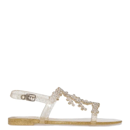 Sca'viola Women's Gold Sandals