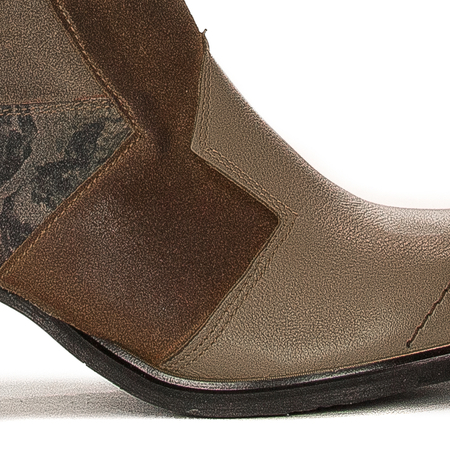 Maciejka 05640-10/00-3 Dark Beige Knee-High Boots