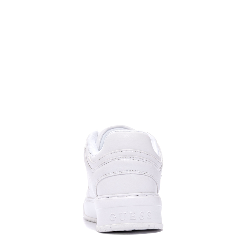 Guess Damskie Sneakersy Na Platformie Złote Detale Białe FLTDELELE12-WHITE