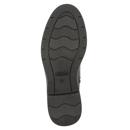 Maciejka Leather Chelsea Ankle Boots Snake-Embossed Patent Black P7219-01/00-7