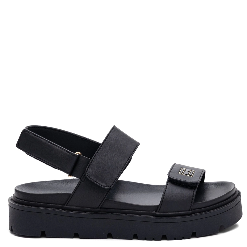 Tommy Hilfiger Women's Black Sandals T3A2-34284-BLACK