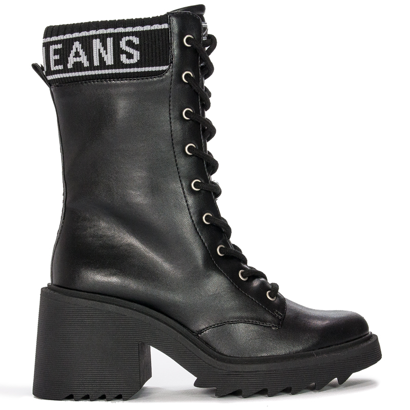 Pepe Jeans Women's Boot Boss Logo Black