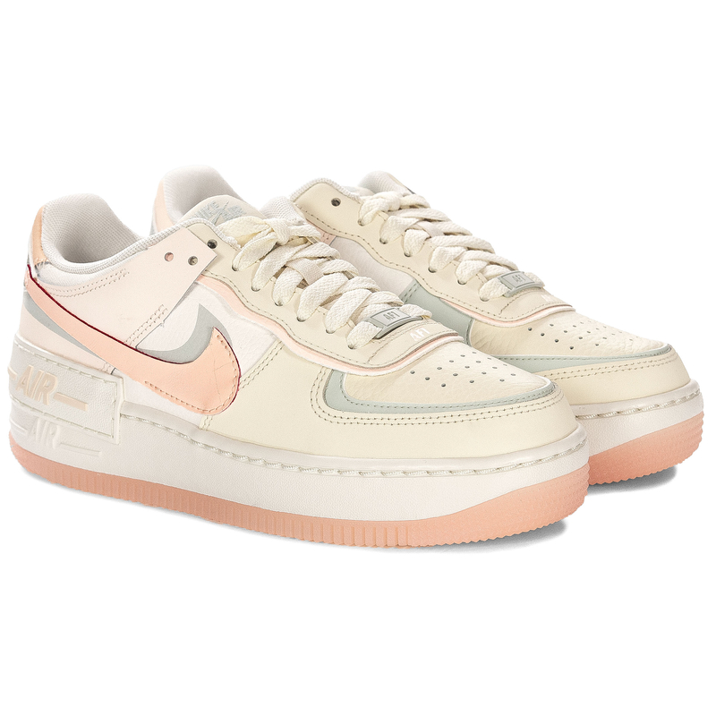Nike Air Force 1 Wielokolorowe Sneakersy Damskie na Platformie DZ1847-105