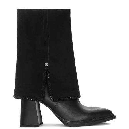 Maciejka Block-Heel Ankle Boots Leather Black K7206-01/00-8