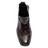 Boccato Women's Leather Patent Brown Shoes
