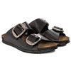 Maciejka Women's Leather Flip-Flops Black
