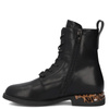 Filippo Women's Patent Leather Ankle Boots, Black
