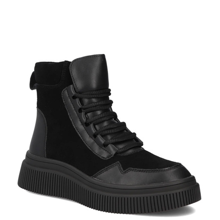 Filippo Women's Insulated Leather Boots, Black