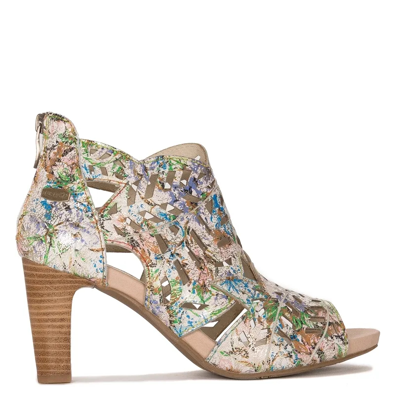 Laura Vita Women's Leather Sandals Albane 048 Bleu
