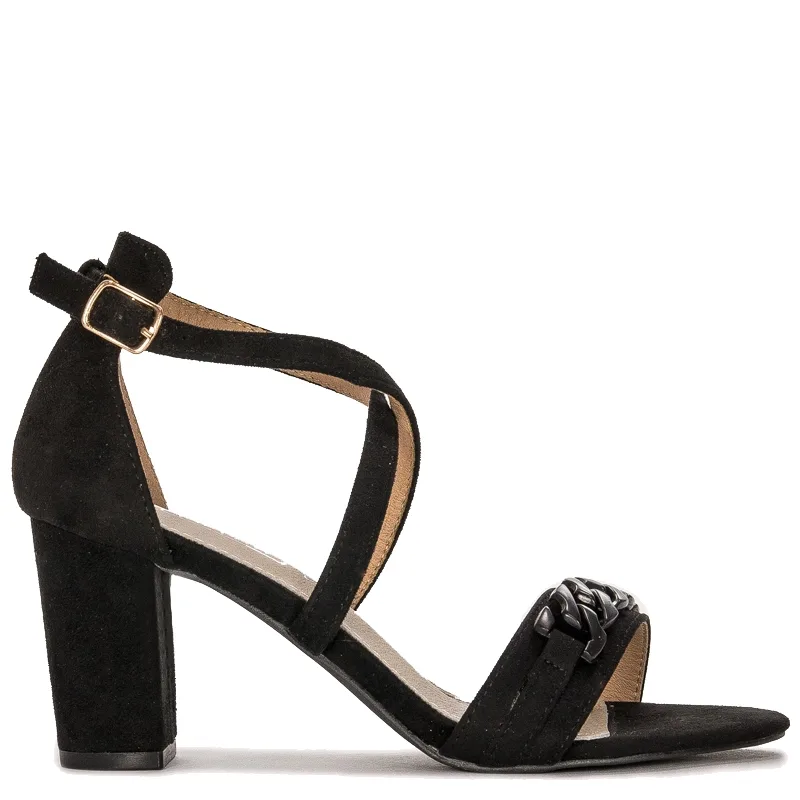 Filippo Black Sandals DS3665/22 BK