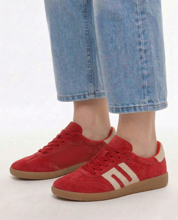 Filippo Suede Sneakers Red DP7549-26-RD