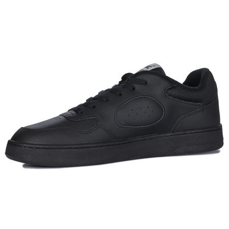 Lacoste Sneakersy skórzane męskie Lineset 223 1 SMA BLK/BLK