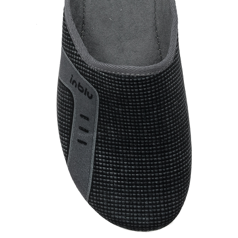Inblu Kapcie klapki męskie Dark Grey Szary