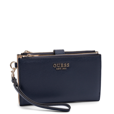 Guess Amorette Portfel Damski Duży Z Paskiem Granatowy SWBG7898157-MIDNIGHT
