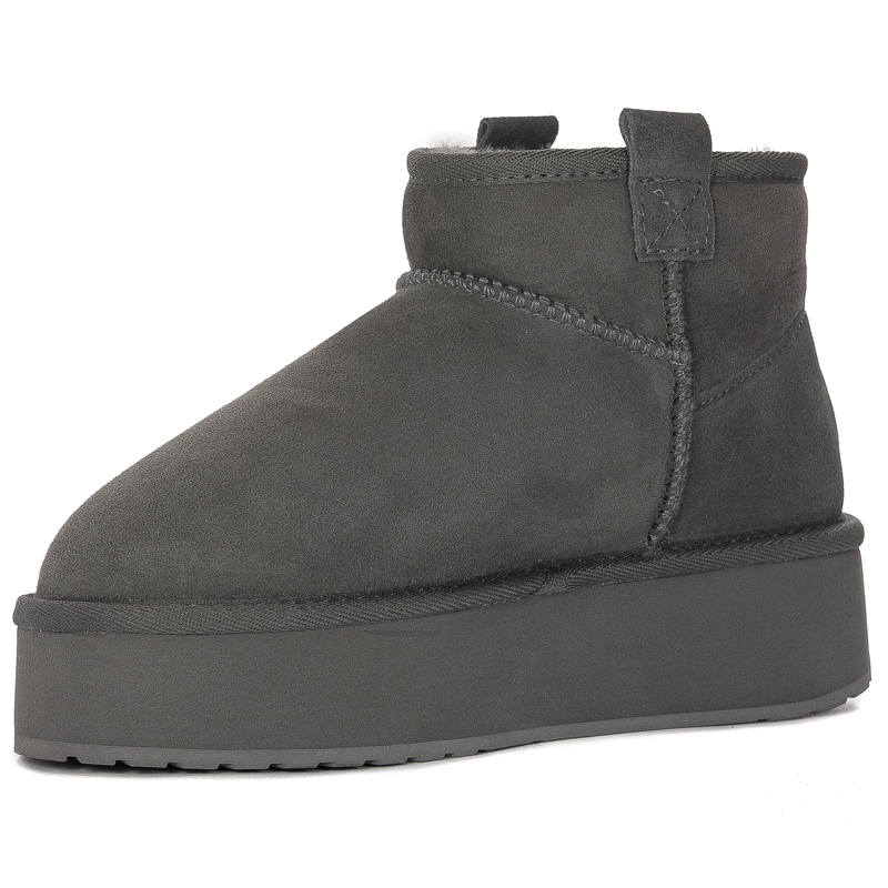 EMU Australia Foy Flatform Micro Charcoal W13073 CHARCOAL
