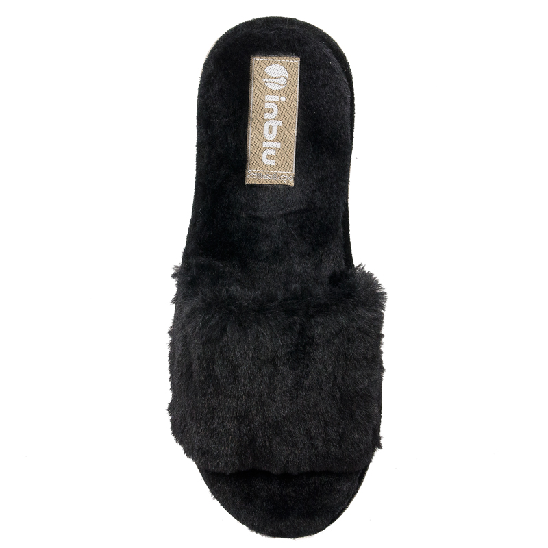 Inblu Kapcie klapki damskie Czarny Black