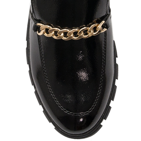 Sergio Leone Women's Black loafers shoes