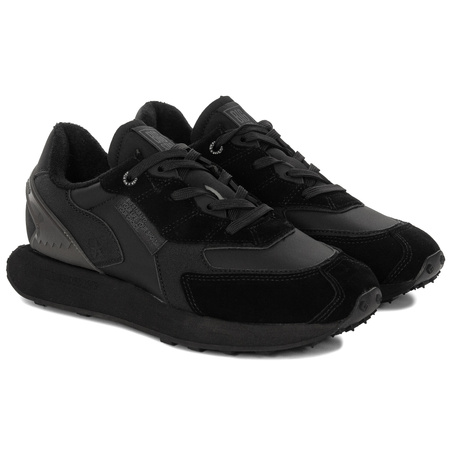 Big Star Men's Black Half Shoes