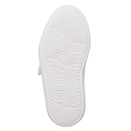 Puma Courtflex v2 V Inf White Velcro shoes for children