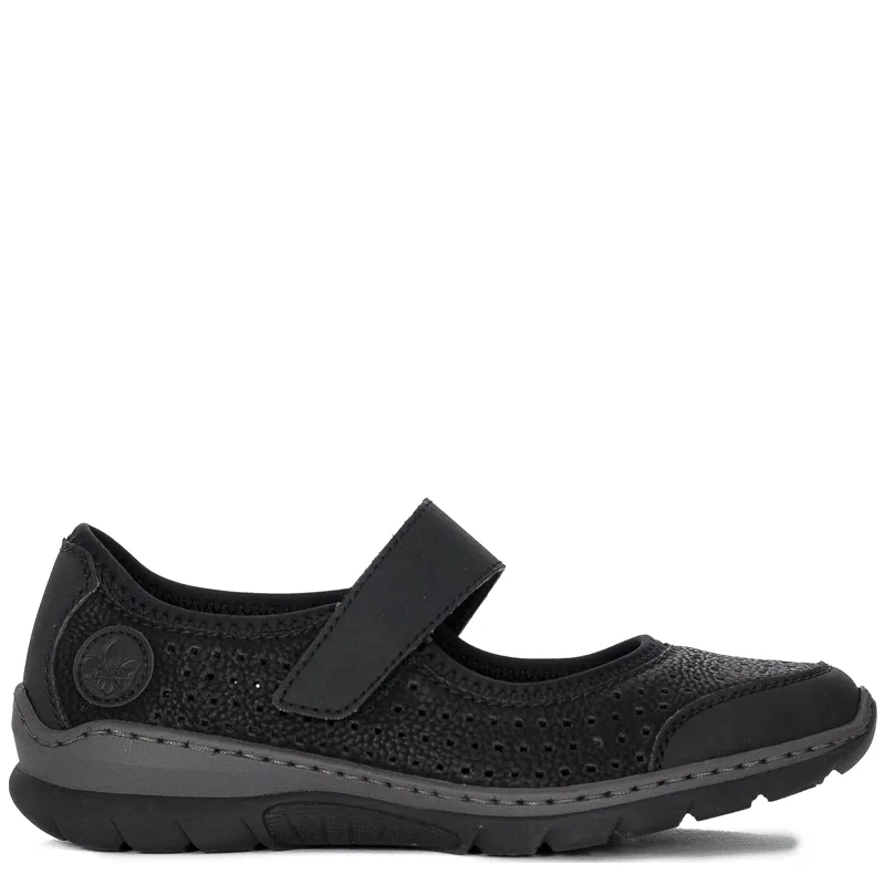Rieker L32B5-00 Schwarz Black Low Shoes