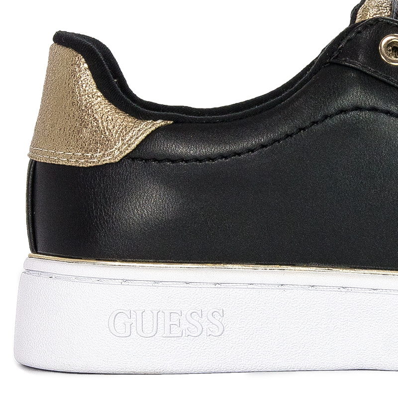 Sneakersy Guess FL7BKI SMA12 BECKIE BLACK Czarne