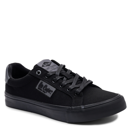 Lee Cooper Men's Classic Lace-Up Textile Sneakers Black LCW-26-02-4092M