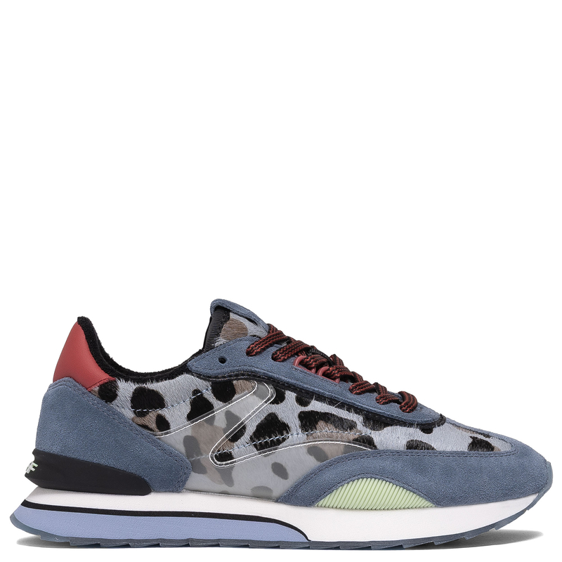 Hoff Leather Sneakers Animal Print Blue 22603001