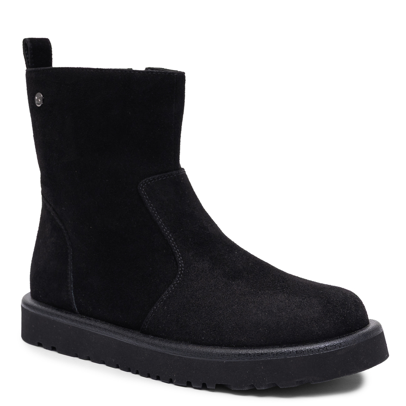 Maciejka Women's Leather Ankle Boots with Zipper Black K7800-01/00-7