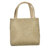 Guess Torba damska wieczorowa Lua Mini Gold złota z cyrkoniami