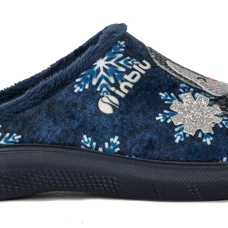 Inblu Kapcie klapki damskie Navy Granatowy