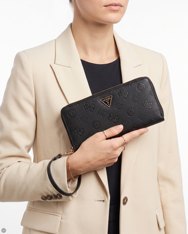 Guess Blake Women's Wristlet Wallet Black SWPD2222146-BLACK