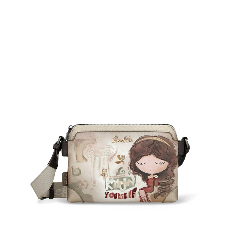 Anekke Crossbody Multi-Compartment Bag With Adjustable Strap Multicolor 42703-160