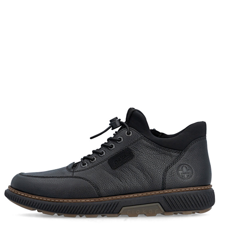 Rieker Comfortable Men's Low Shoes Black B3356-00-BLK