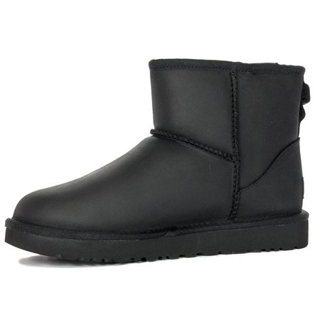 UGG W Classic Mini Leather Black 1016558 BLK