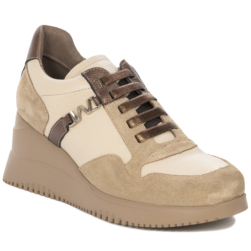 Wonders Sneakersy Półbuty damskie Eva Beige Cream