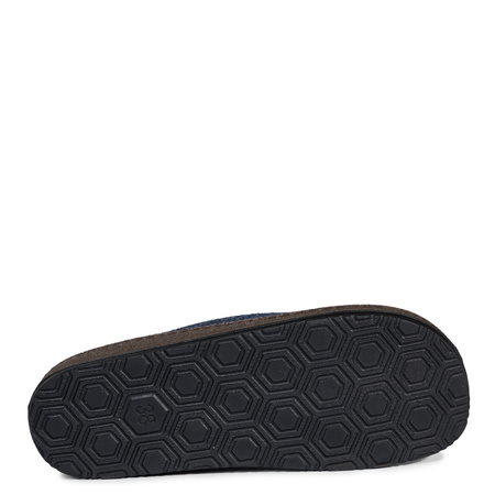 Inblu Felt Slip-On Home Slippers Cozy Comfort Grey-Blue NL000009-AVIO