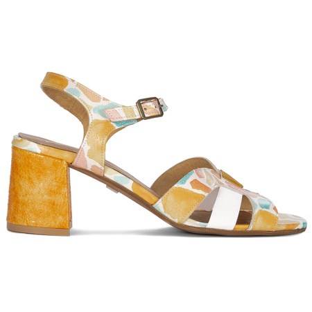 Maciejka Women's Leather Stiletto Sandals Colorful