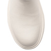 GOE Women's warm leather white boots