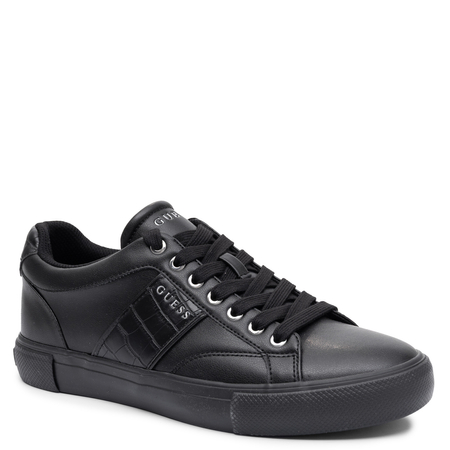 Guess Czarne Sneakersy Męskie Ze Wstawką Ze Wzorem Krokodyla FMFCR2-ELE12-BLK
