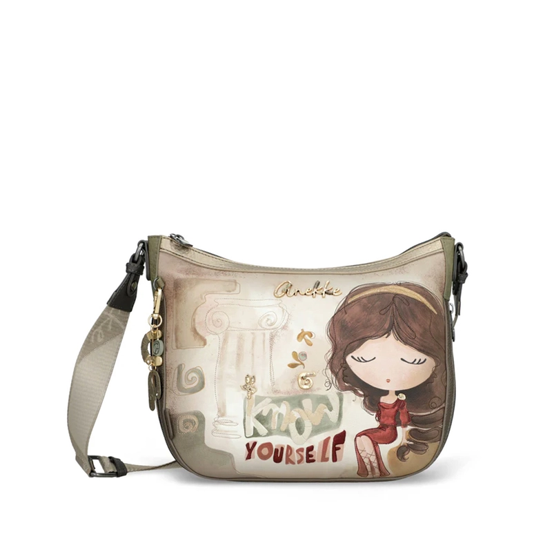 Anekke Shoulder Strap Crossbody Bag With Artwork Multicolour 42703-138