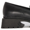 Women's leather shoes Artiker on the Black platform