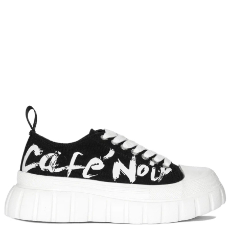 CAFENOIR Półbuty Damskie Sneakersy Nero Czarne