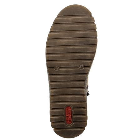 Rieker Y3420-60 Beige Lace-up Boots