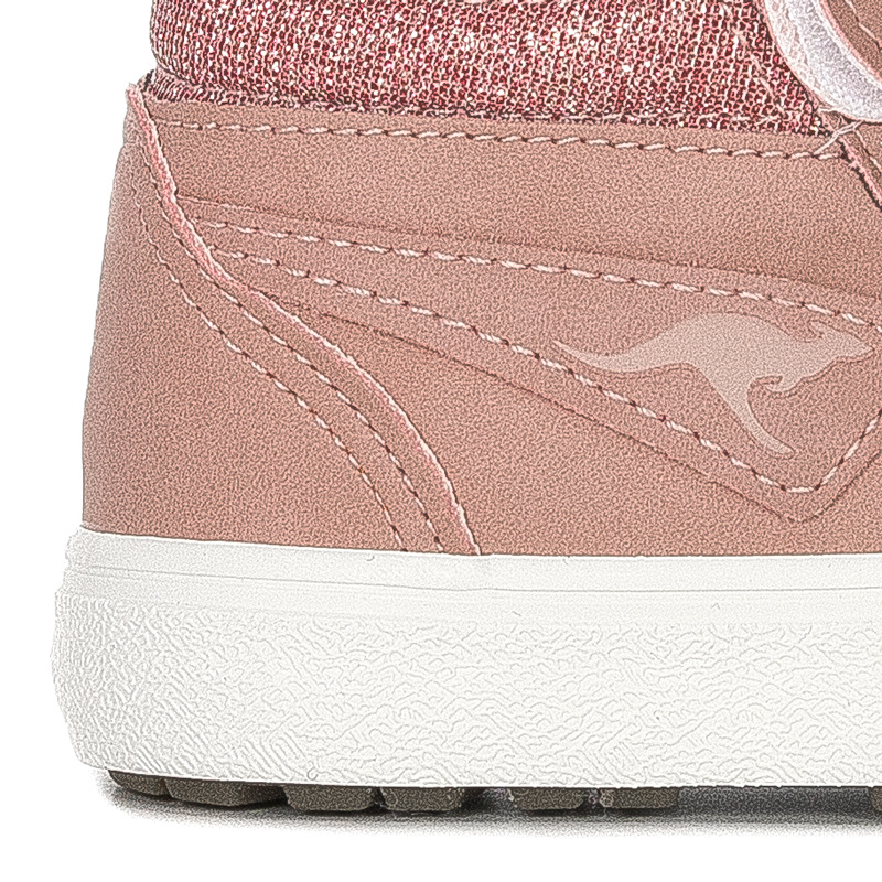 Kangaroos Botki dla dziewczynki Dusty Rose/Frost Pink