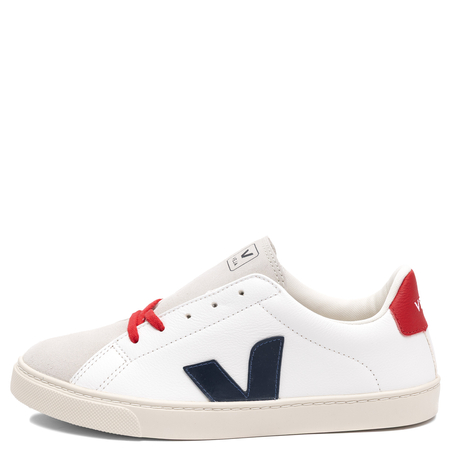 Veja Sneakersy damskie skórzane White Nautico Pekin białe
