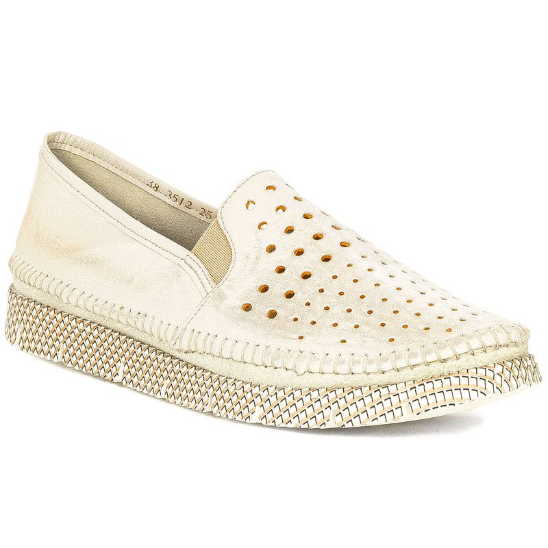 Maciejka 3512B-25-00-0 Gold Flat Shoes
